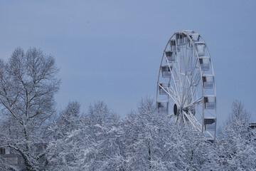 Winterstimmung mit Riesenrad