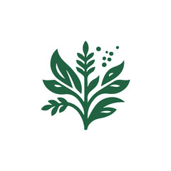 Fototapeta premium Green Leaf Logo Design