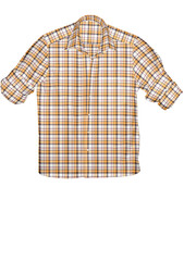 3D illustration summer twill cotton shirt for men