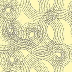 seamless paper twist texture on yellow background