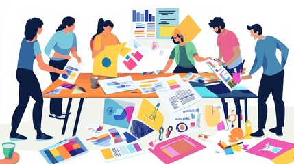 Creative Team Brainstorming Session