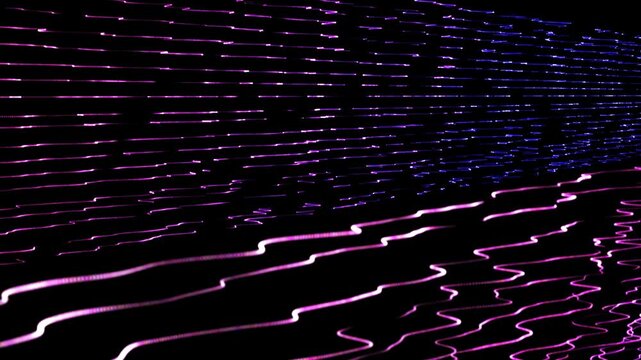 abstract lines background with irregularly moving