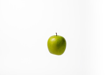 Granny Smith apple isolated on white background