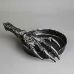 handrawn craywish claw with pan from side view 