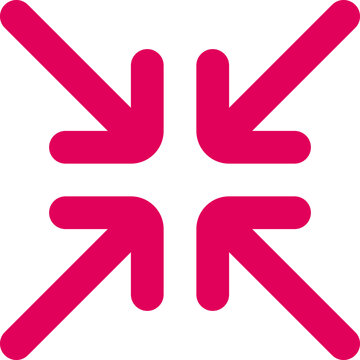 Arrow decrease icon logo design