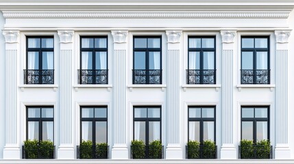 Obraz premium Elegant Classic Building Facade