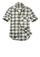 Obraz premium 3D illustration summer boy causal shirt with cotton material soft finishing.