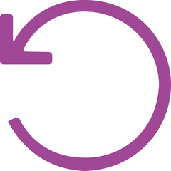 Undo icon logo design