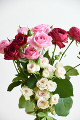 スプレー薔薇の花束