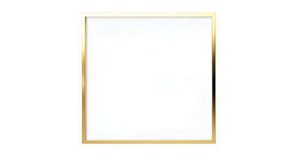 Square Gold Frame with Minimalist Design for Modern Decor.