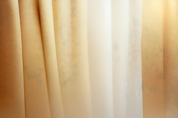 Obraz premium Brown ash golden yellow beige cream champagne vanilla sepia white abstract background. Color gradient. Light pastel dusty pale soft shade. Luxury vintage elegant.Glitter shimmer.Blank template.Design.