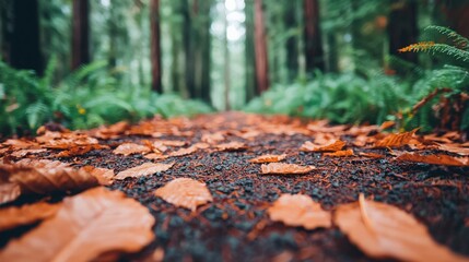 Obraz premium Exploring ground utilization on sarut forest trail nature walk earthy vibes