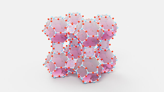 Zeolite structure, illustration