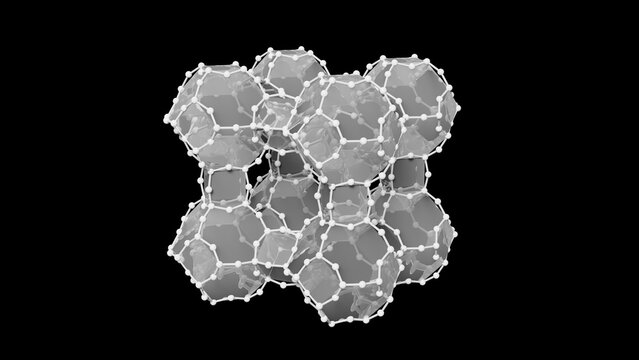Zeolite structure, illustration