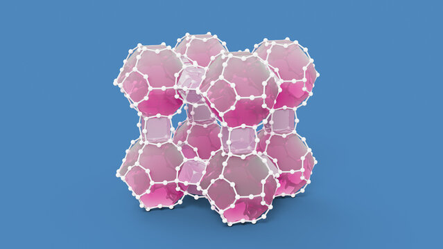 Zeolite structure, illustration