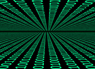 Infinite data, conceptual illustration