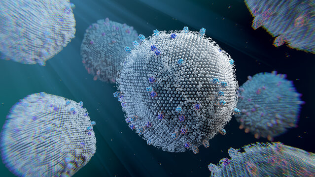 Respiratory syncytial virus, illustration