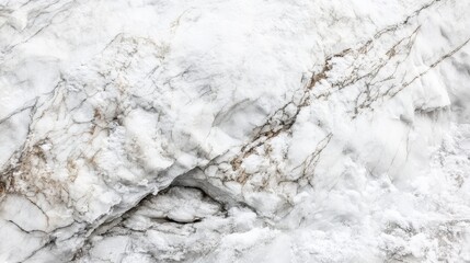 Fototapeta premium Marbre Blanc: Abstract Winter Texture with Grey Veins for Wall or Model