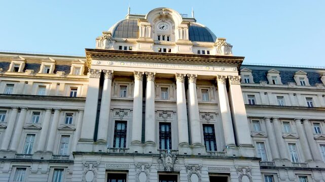 Establishing at Kirchner Cultural Centre landmark of Buenos Aires City Argentina