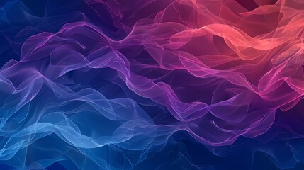 Obraz premium Colorful abstract flowing waves