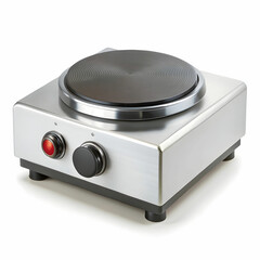 Obraz premium A small electric hot plate with temperature control