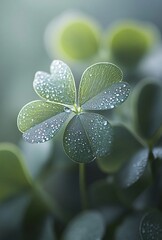 four leaf clover close up