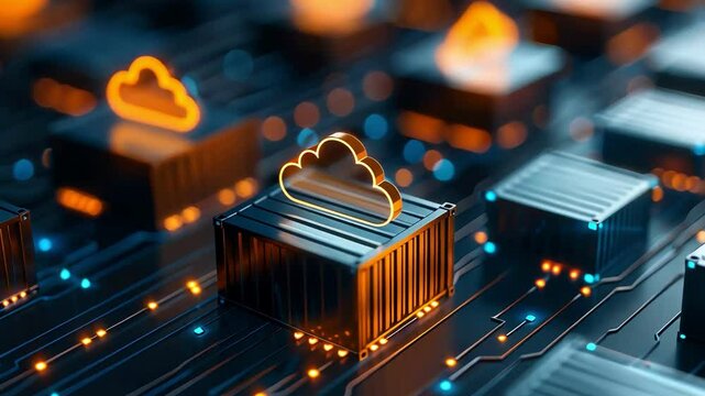 A hybrid cloud environment, with containers running seamlessly across on-prem and cloud