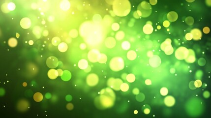 Obraz premium Abstract Green Bokeh Background Design