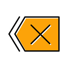 Fototapeta premium Delete Vector Icon
