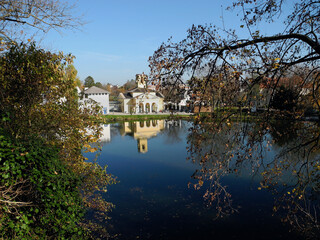 Obraz premium Austria, City of Eisenstadt, Palace Garden
