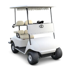 White Golf car