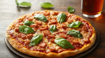 The Delicious Basil Pizza