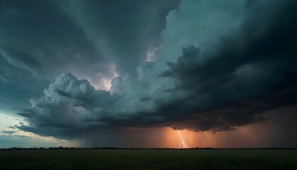Obraz premium clouds over the mountains