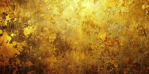 Obraz premium Abstract art: Grunge gold texture wallpaper.
