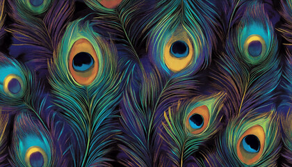 Peacock Feathers Pattern