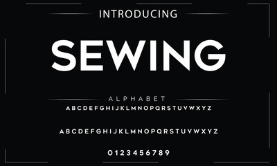 Modern Bold Font. Sans Serif Font. Regular Italic Uppercase Lowercase Typography urban style alphabet fonts for fashion, sport, technology, digital, movie, logo design, vector illustration