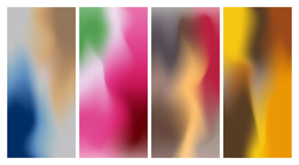 Fototapeta premium Wavy gradient mesh background