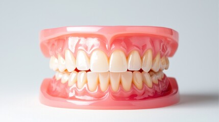 Obraz premium Dental Device for Teeth Whitening with Trays and Emphasis