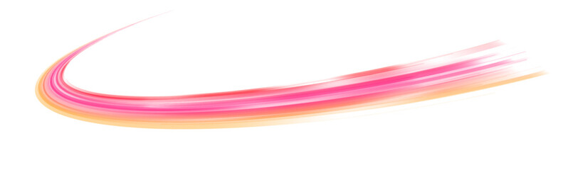 Abstract high-speed motion: colorful data stripes, expressway headlights, and city light trails with a glowing wake effect, ideal for fast-paced, technology and cyberpunk designs in PNG.