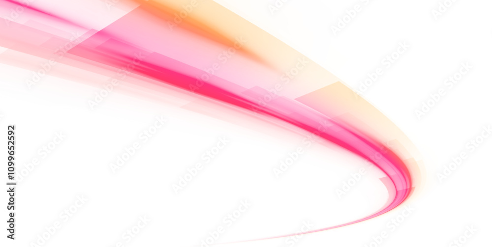 Aufkleber abstract neon drill stripes with twisting and swirling light trails high-speed concept illustration 