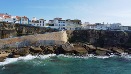 Fototapeta premium ericeira portugal praia mar