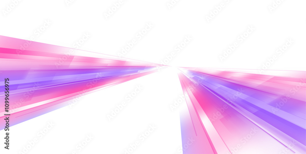 Aufkleber Abstract light trails of movement and speed in neon colors: luminous green waves and colorful spark swirls with bright speed lines, showcasing dynamic motion and high-speed energy in a transparent PNG