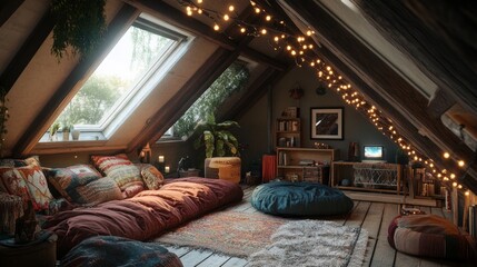 Boho Attic Loft Design Ideas: Cozy and Rustic