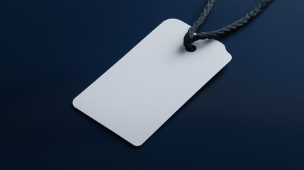 Fototapeta premium price tag, white label, empty paper label mockup