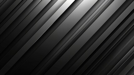 Obraz premium Abstract Diagonal Black And Grey Stripes Background