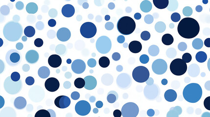 Dynamic Blue on White Dots