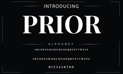 Elegant Font Uppercase Lowercase and Number. wedding font, Classic Lettering Minimal Fashion Designs. Typography modern serif fonts regular decorative vintage concept. vector illustration