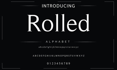 Elegant Font Uppercase Lowercase and Number. wedding font, Classic Lettering Minimal Fashion Designs. Typography modern serif fonts regular decorative vintage concept. vector illustration