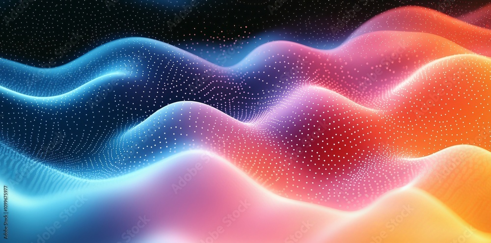 Leinwandbilder the abstract gradient background design is drawn by hand and has a grain texture. the colors are red