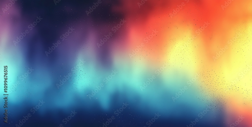 Poster Grey grainy gradient background poster backdrop noise texture webpage header wide banner design in beige gray